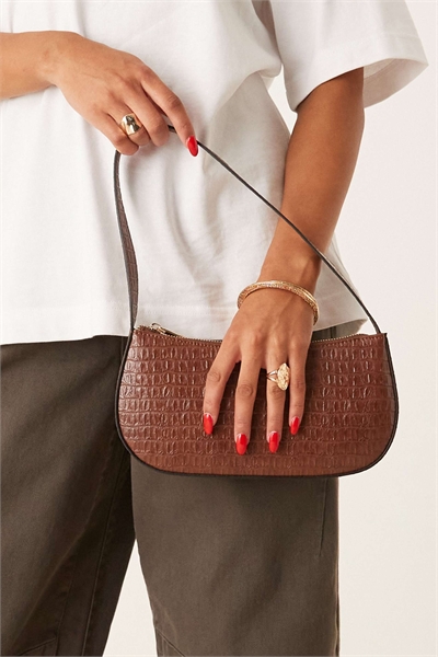 Сумка через плечо с фактурной поверхностью артикул 148073114