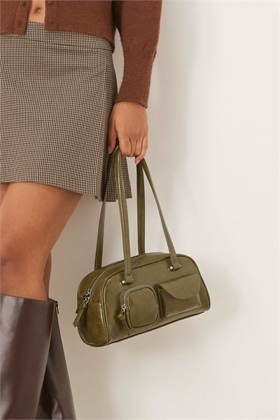 Сумка-боулер с несколькими карманами артикул 149924019