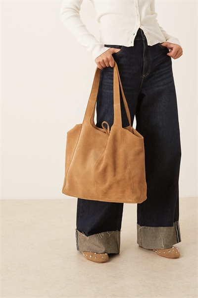 Сумка-тоут из замши артикул 150201905