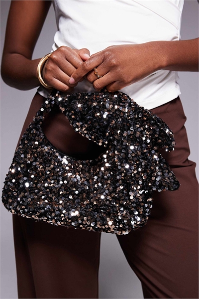 Сумка-сюрприз с бантиком из пайеток артикул 151897736