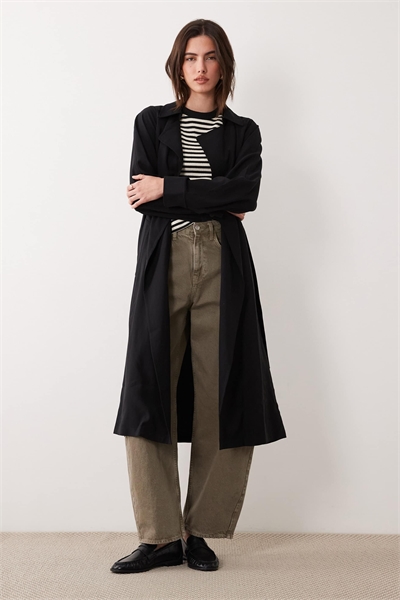 Мягкий тренч с удлиненным силуэтом артикул 151780889