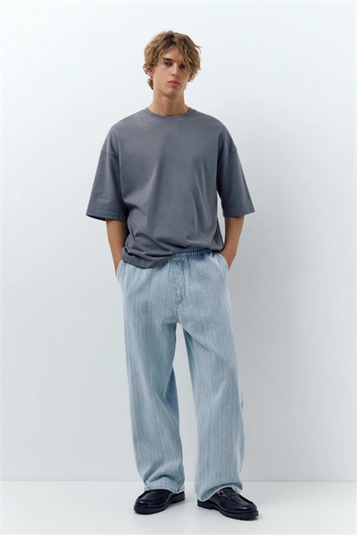 Джинсовые джоггеры артикул 156331670