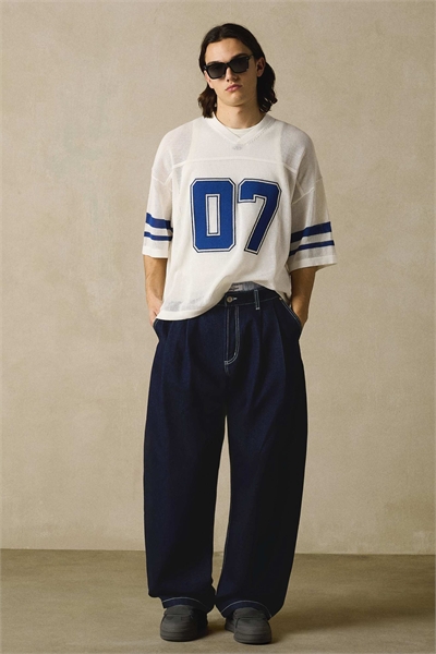 Джинсы с зауженными штанинами артикул 156340899