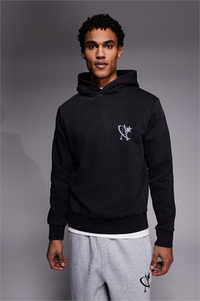 Худи свободного кроя с логотипом в виде звезды артикул 151524069