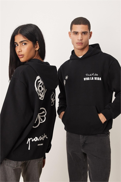 Универсальная толстовка свободного кроя с принтом артикул 152124266