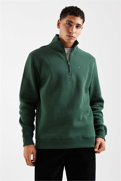 Флисовая толстовка с логотипом и застежкой-молнией на 1/4 артикул 154147619