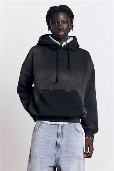 Толстовка с выцветшим капюшоном артикул 155723911