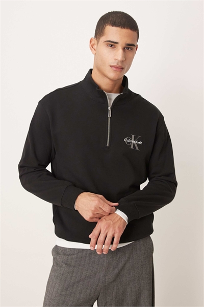 Свитшот Monologo с четвертью молнии артикул 151337072