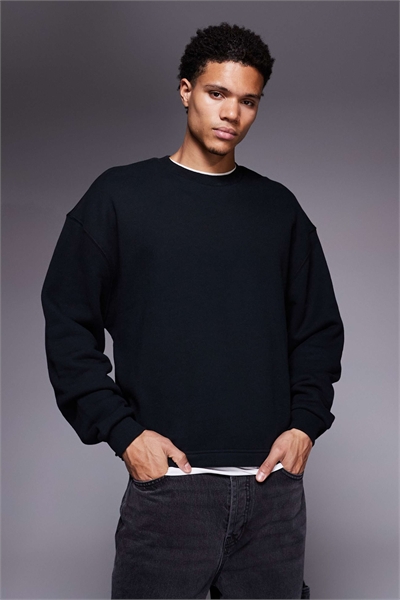 Оверсайз-толстовка прямого кроя из хлопка плотностью 420 г/м² из коллекции «Rest Day» артикул 152236175