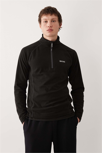 Легкий флисовый свитер Montes с полузастежкой-молнией артикул 154920309