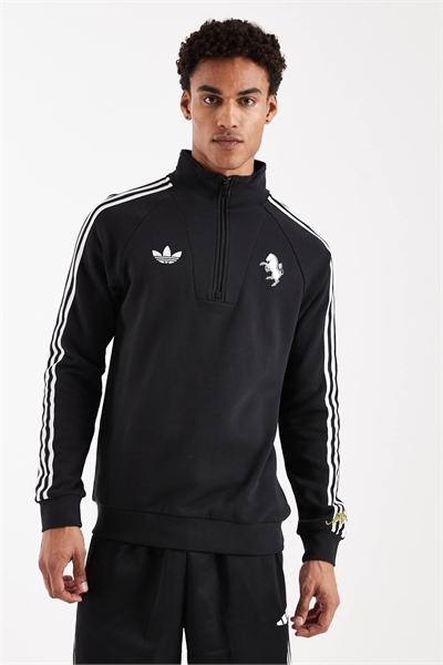 Футболка с полузастежкой-молнией из коллекции «Ювентус» артикул 154915702