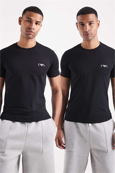 Набор из 2-х домашних футболок с короткими рукавами артикул 148999320