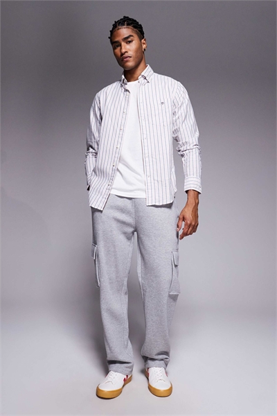 Джоггеры-карго с широкими брючинами артикул 149108988