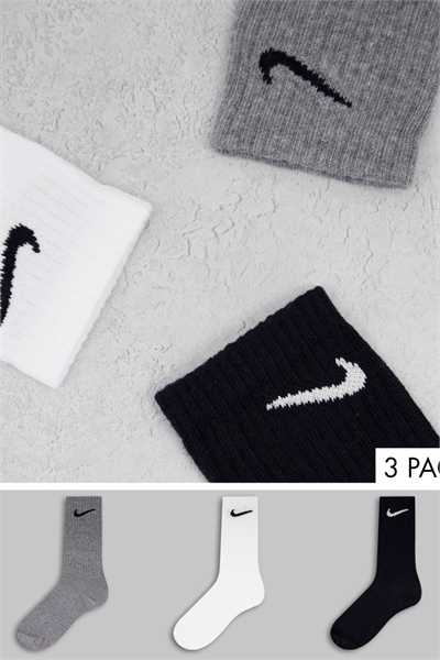 Набор из 3 пар носков-креу из коллекции Unisex артикул 120273706