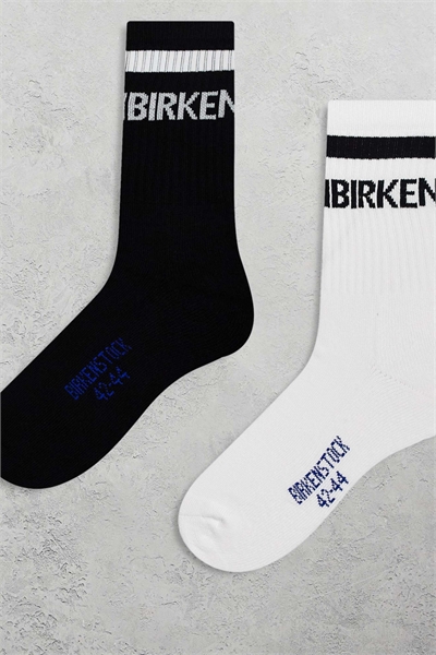 Набор из 2-х пар хлопковых носков в полоску артикул 148516136