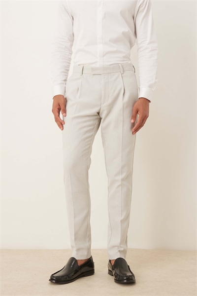 Брюки-скинни из смешанной шерсти артикул 141106081