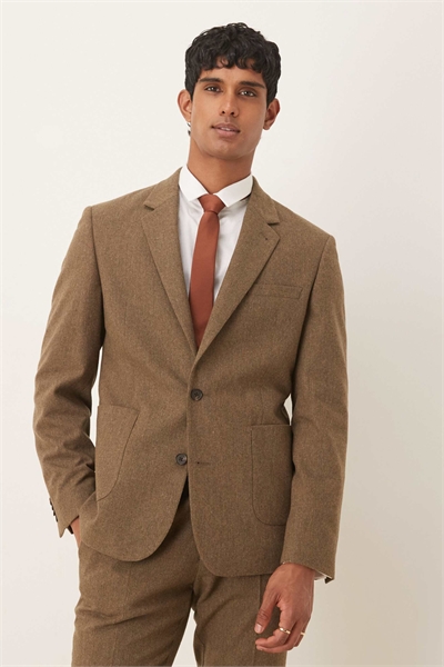 Приталенный пиджак из шерсти артикул 143214874