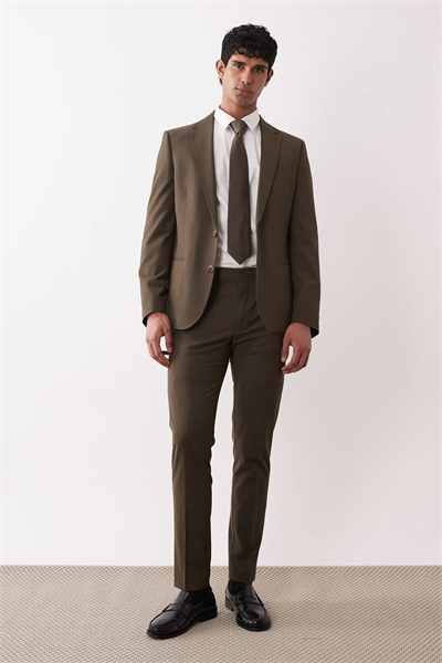 Узкие брюки из шерсти, пригодной для машинной стирки артикул 150600395