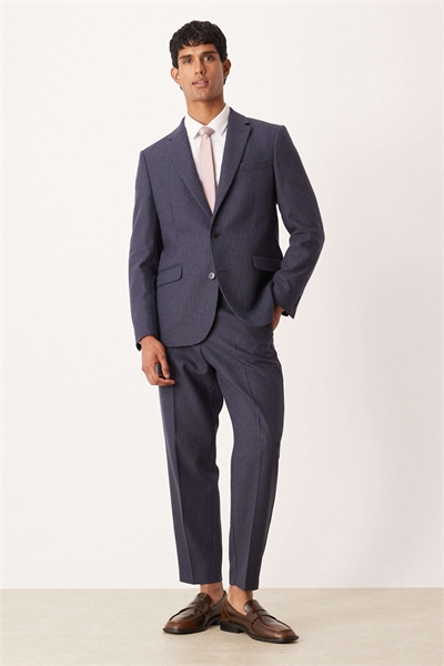 Брюки-кльош из шерсти в тонкую полоску артикул 146837189