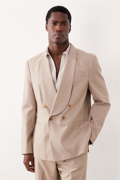 Двубортный пиджак классического кроя артикул 150074618