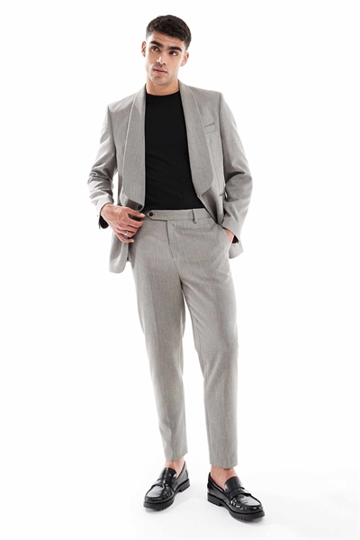 Брюки-клер с льняной отделкой артикул 143439117