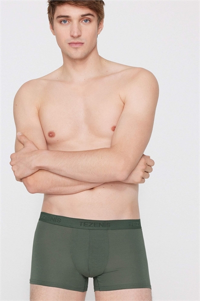 Боксеры из эластичной вискозы с логотипом на резинке артикул 155713702