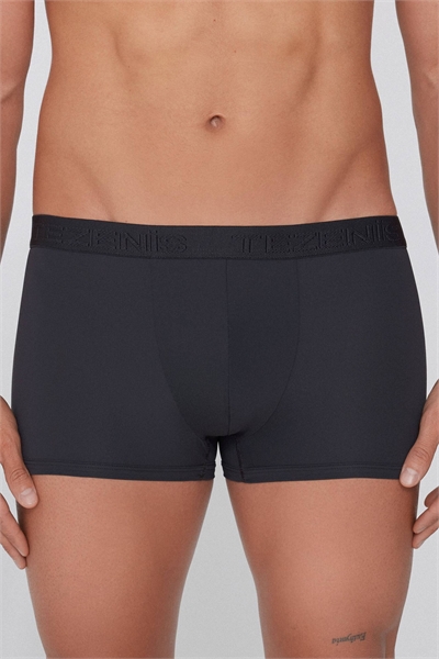 Эластичные боксеры из микрофибры с логотипом артикул 153219397