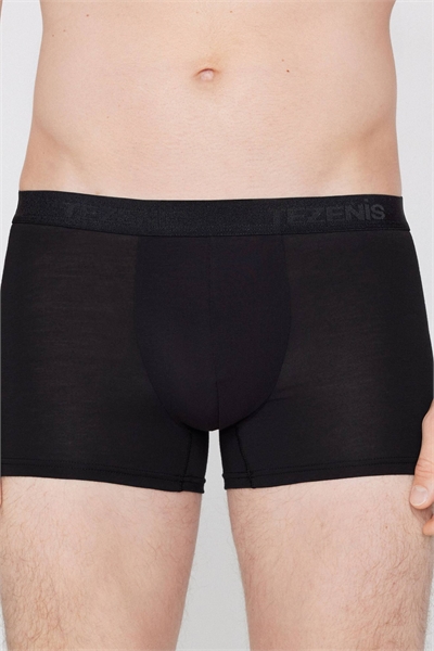 Боксеры из эластичной вискозы с логотипом на резинке артикул 156298583