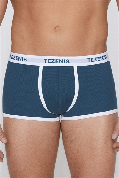 Хлопковые боксеры с ребристой текстурой и резинкой с логотипом артикул 156299062