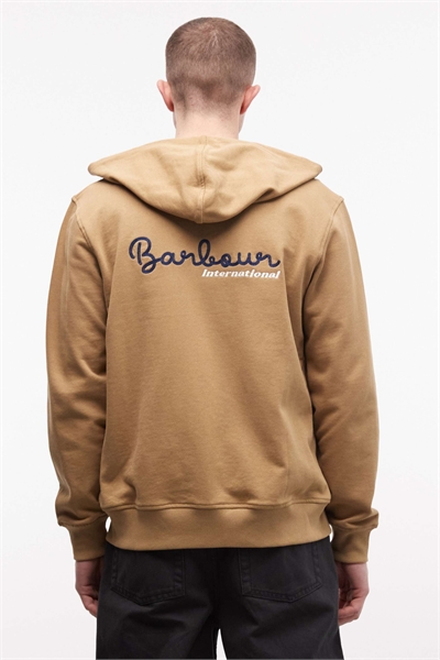 Толстовка с капюшоном и застежкой-молнией Regar с логотипом и принтом на спине артикул 154715382