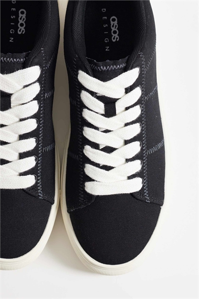 Кроссовки из канваса на шнурках артикул 153573580