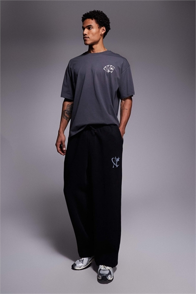 Джоггеры свободного кроя с логотипом в виде звезды артикул 151524078