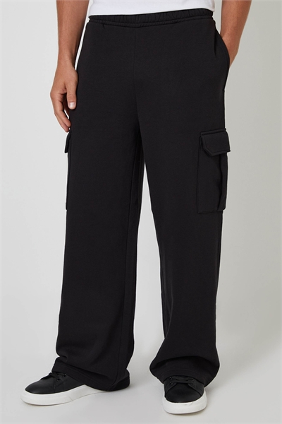 Джоггеры-карго с широкими брючинами артикул 155059401