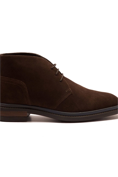 Мужские замшевые ботинки-чукки «SANTIAGO» на шнурках артикул 143500483