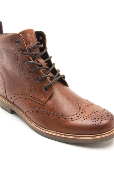 Кожаные ботинки DIXON в стиле брог артикул 134888383