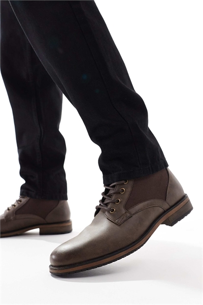 Рабочие ботинки на шнурках артикул 135849814