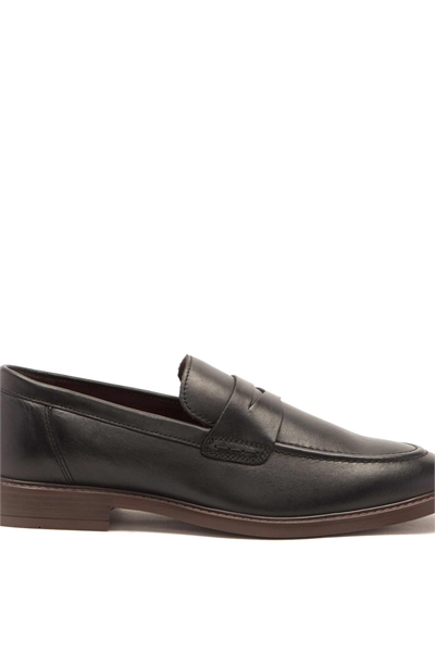 Лоферы LUCAS — классические кожаные туфли без шнурков артикул 134063592