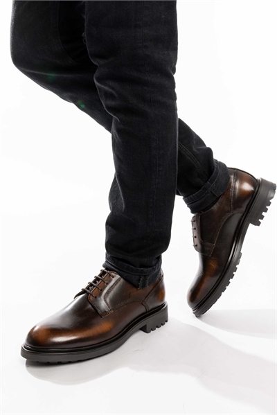 Туфли Локке на шнурках артикул 150537152