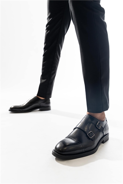 Туфли-монки с зауженным носком артикул 150092124