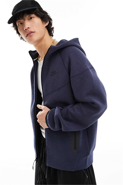 Толстовка из технического флиса с капюшоном и полной застежкой-молнией артикул 133940263