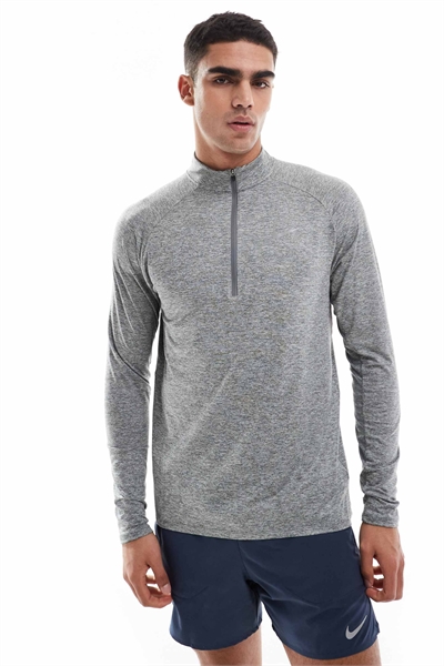 Футболка Stride Dri-FIT с полузастежкой-молнией и длинными рукавами артикул 137320227