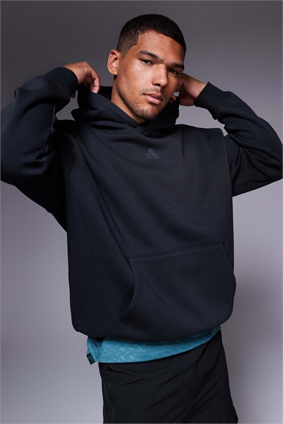 Толстовка с капюшоном adidas Training Strength свободного кроя артикул 142293536