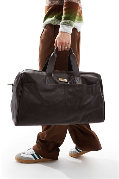 Кожаная дорожная сумка артикул 138328143