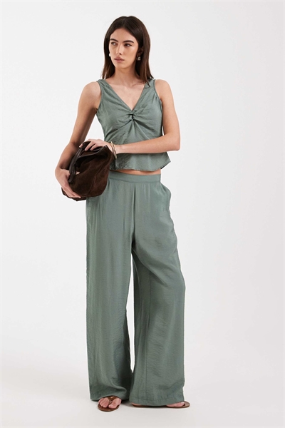 Брюки с широкими штанинами co-ord артикул 153813092