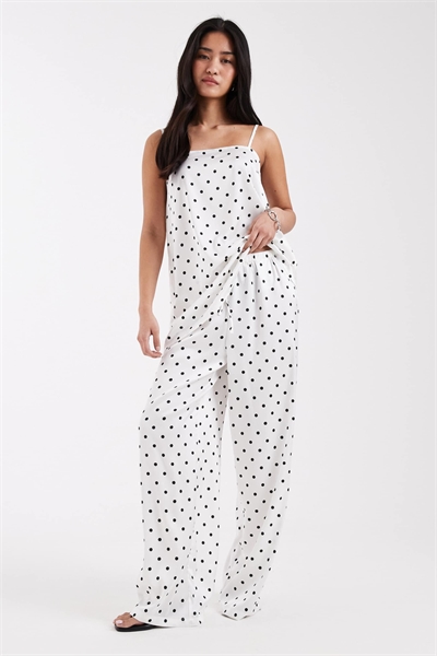 Брюки из атласа с завязкой на талии co-ord артикул 154694279