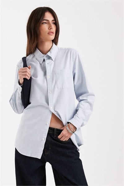 Рубашка оксфорд стандартного кроя артикул 155392587