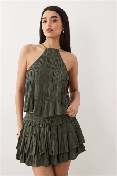 Топ с оборками артикул 153889592