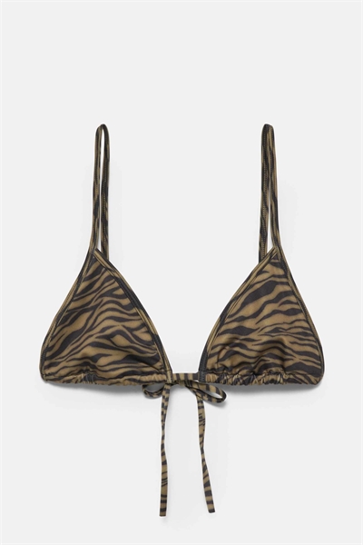Топ бикини с зебровским принтом артикул 155771863