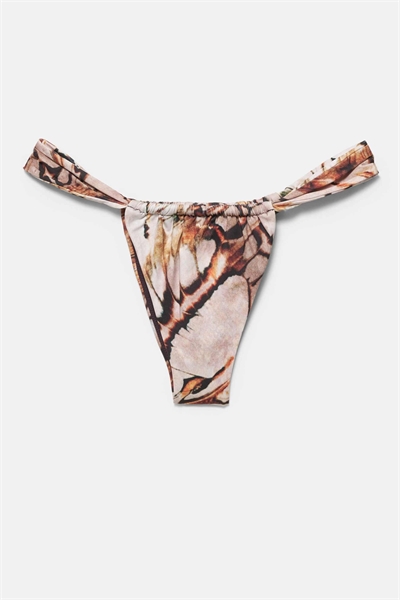 Бикини-трусики с рюшами и принтом в виде бабочек артикул 155771864