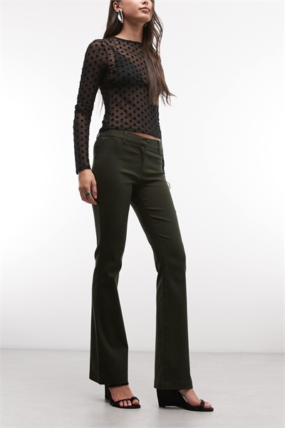 Брюки-клёш с заниженной талией от Darias артикул 154275781